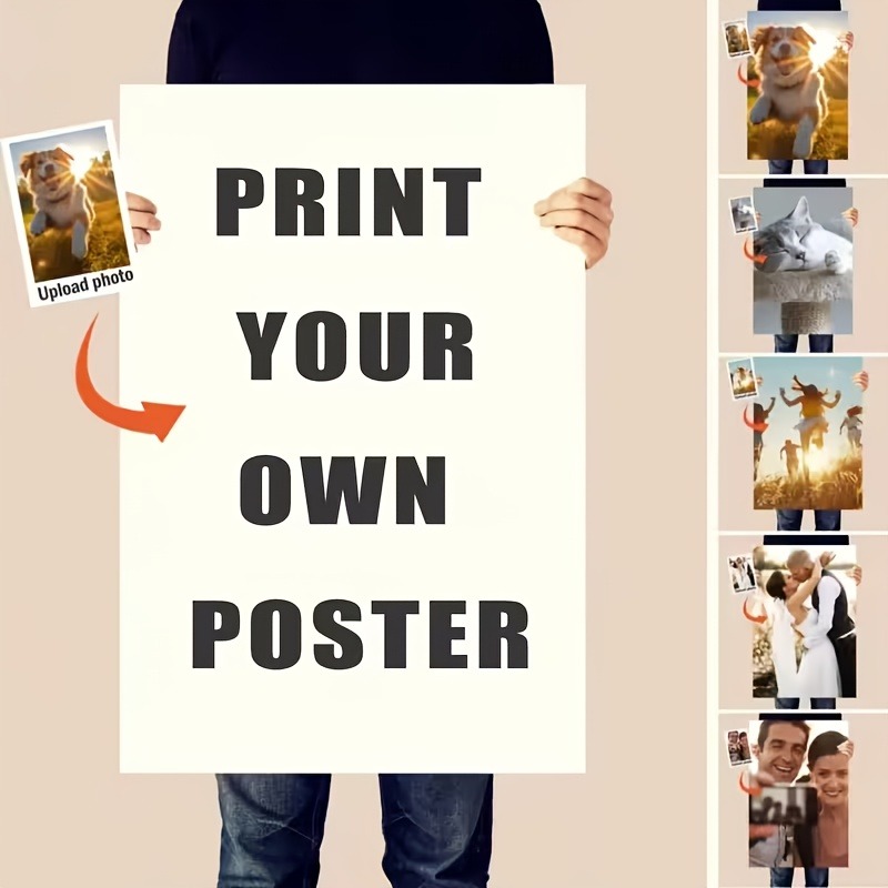 Photographic Memory - Spersonalizowany plakat ze zdjęciem/tekstem bez ramy