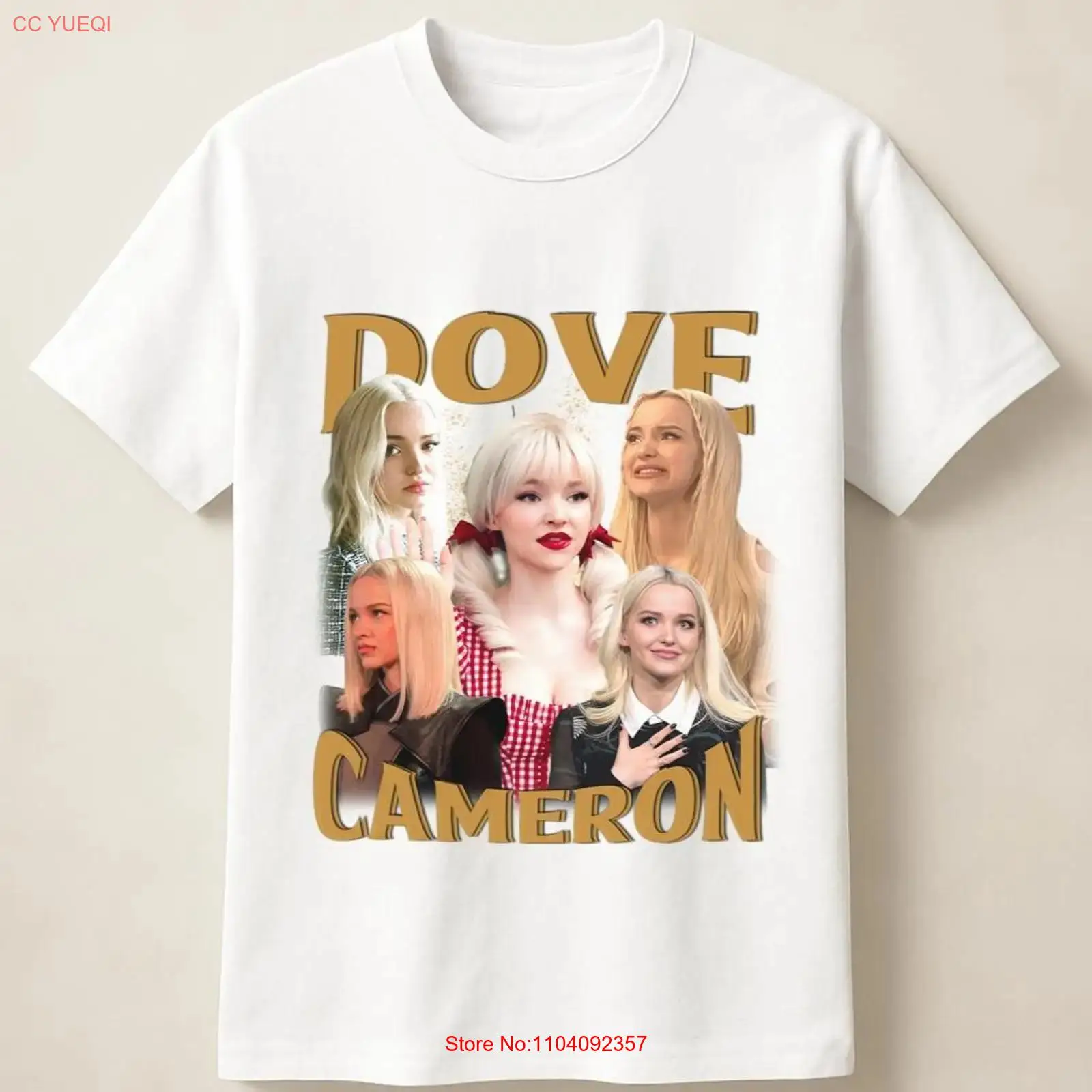 Photography Graphic Design - Koszulka Dove Cameron Soft Glow z