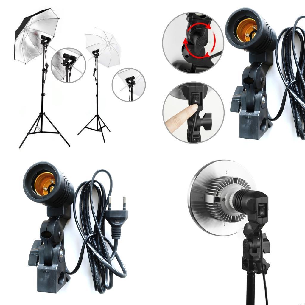 Photography Umbrella Light - E27 Lekki stojak na parasolkę i