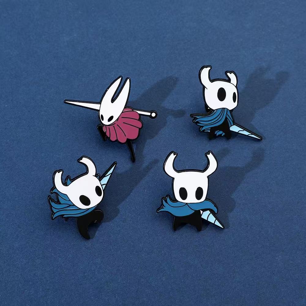 Photography Jacket - 4 szt. przypinek emaliowanych Hollow Knight