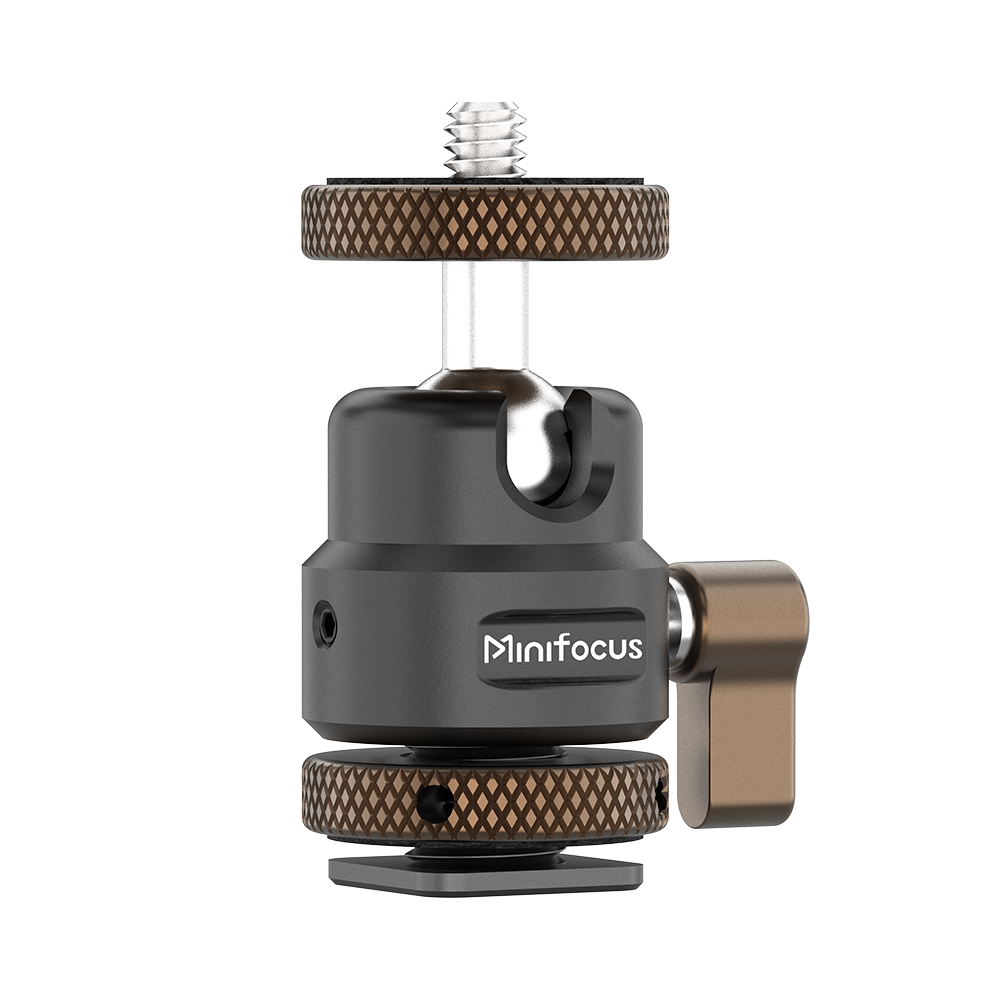 Fluid Head Tripod - Minifocus Gniazdo Hot Shoe na śrubę