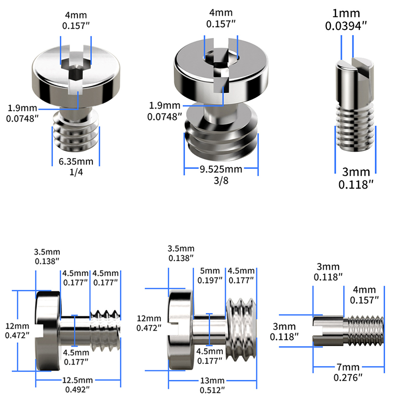 Śruby do aparatu DSLR 1/4-20 i – Fluid Head Tripod recenzja i cena