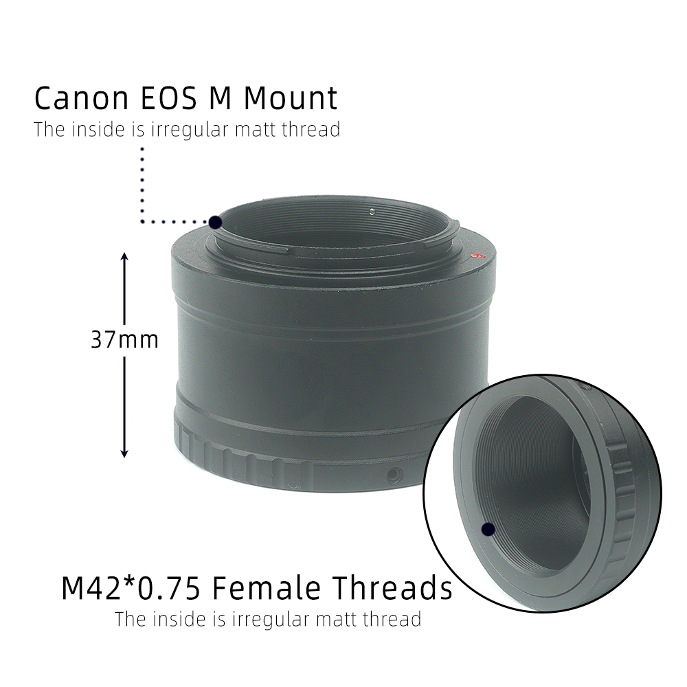 EYSDON 1.25 Cal do EOS M T-Ada – Lens Adapter Ring recenzja i cena