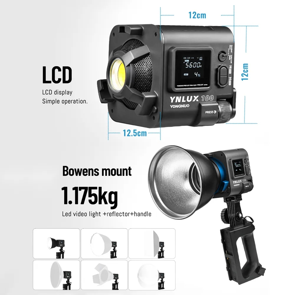 YONGNUO YNLUX100 100W 3200K-56 – Photography Video recenzja i cena