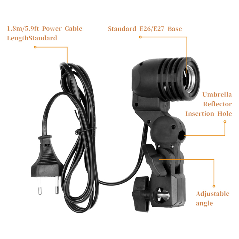1.8m Kabel Stojak na żarówkę E – Photography Umbrella Light recenzja i cena