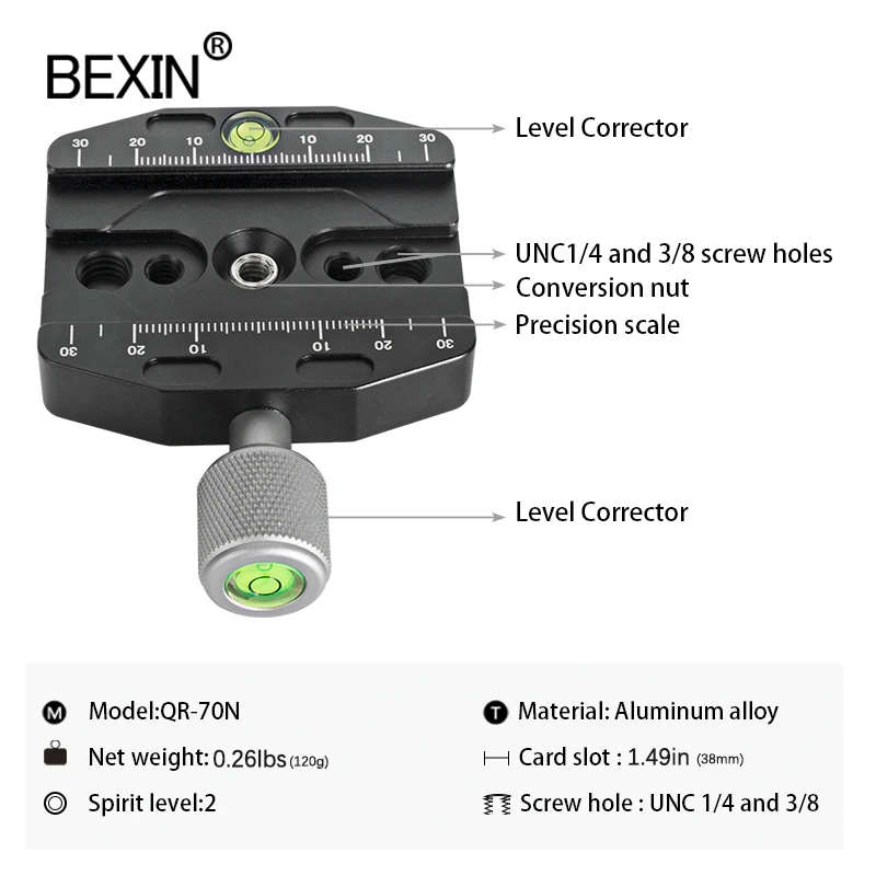Adapter głowicy kulowej BEXIN  – Fluid Head Tripod recenzja i cena