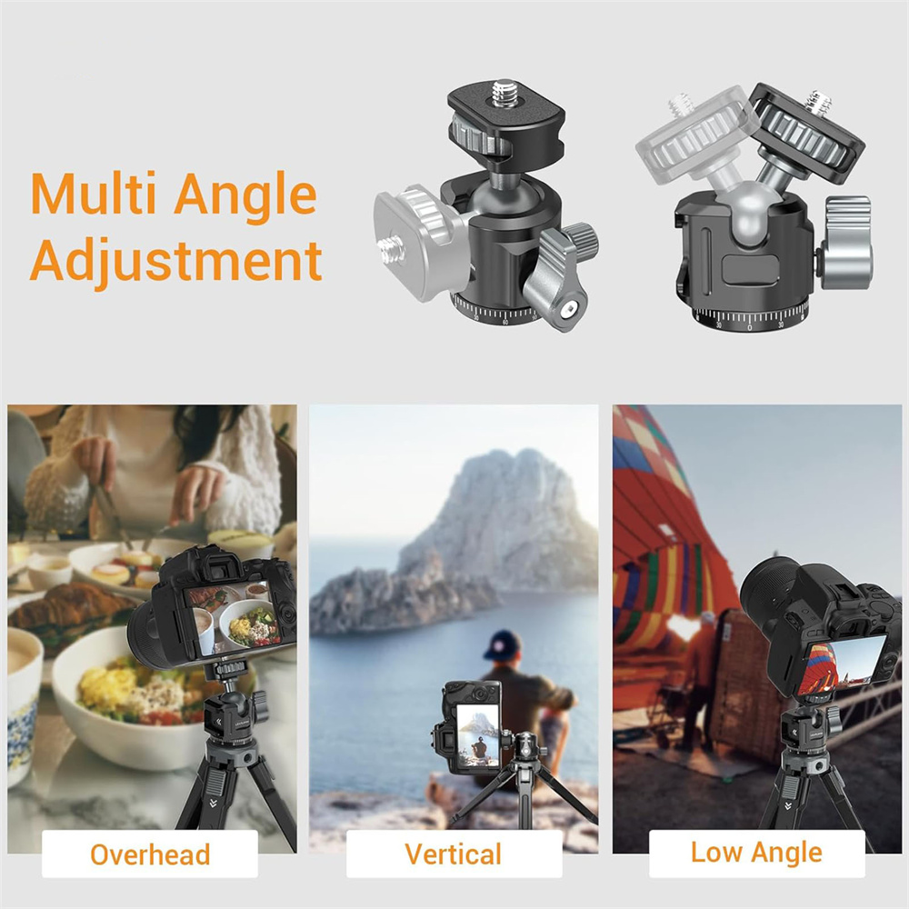 LEAPLIGHT Metalowa mini głowic – Fluid Head Tripod recenzja i cena