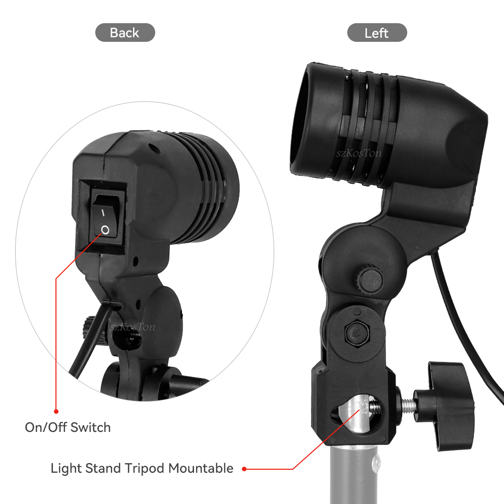 Uchwyt żarówki z pojedynczą gł – Photography Umbrella Light recenzja i cena