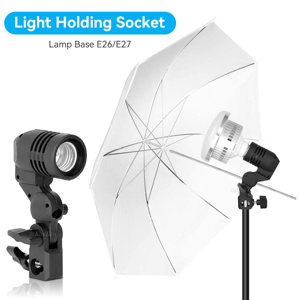 2 sztuk/1 szt. E27 pojedyncza  – Photography Umbrella Light recenzja i cena