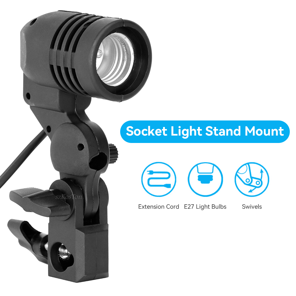 2 sztuk/1 szt. E27 pojedyncza  – Photography Umbrella Light recenzja i cena