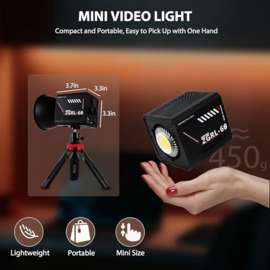 Przenośna lampa wideo LED COB  – Photography Video recenzja i cena