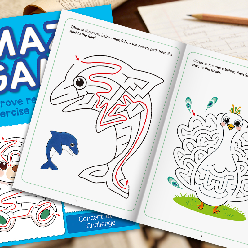 Książka z labiryntami dla dzie – Photography Of Book recenzja i cena