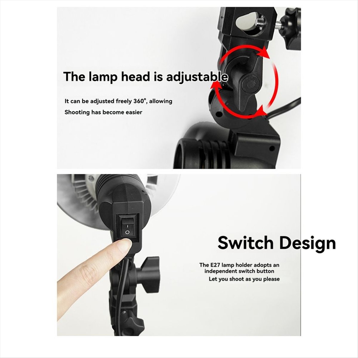 Uchwyt lampy fotograficznej A4 – Photography Umbrella Light recenzja i cena
