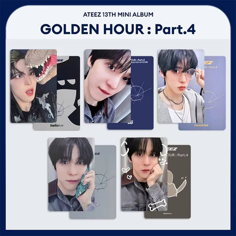 Kpop ATEEZ 5 szt./zestaw GOLDE – Photography News recenzja i cena