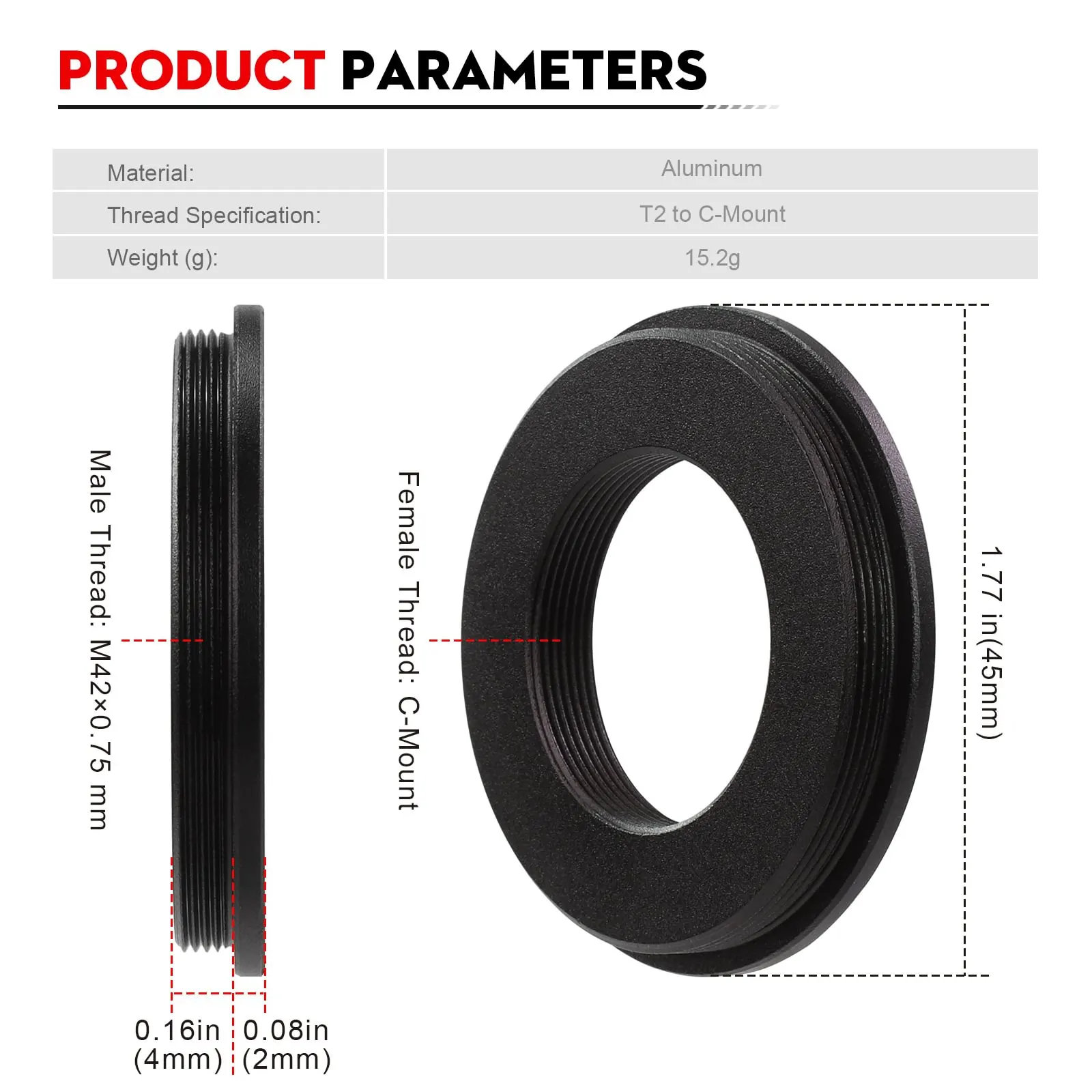 Pierścień adaptera Datyson M42 – Lens Adapter Ring recenzja i cena