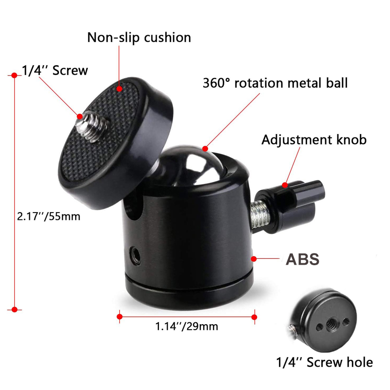 Adapter z głowicą kulową, moco – Fluid Head Tripod recenzja i cena