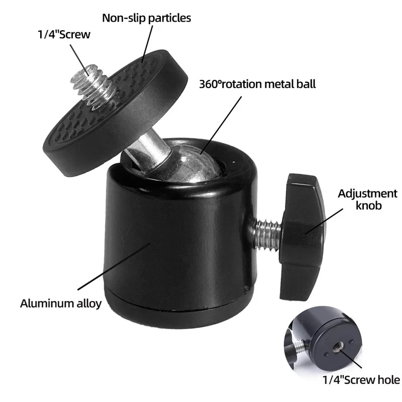 Głowica kulowa z mocowaniem na – Fluid Head Tripod recenzja i cena