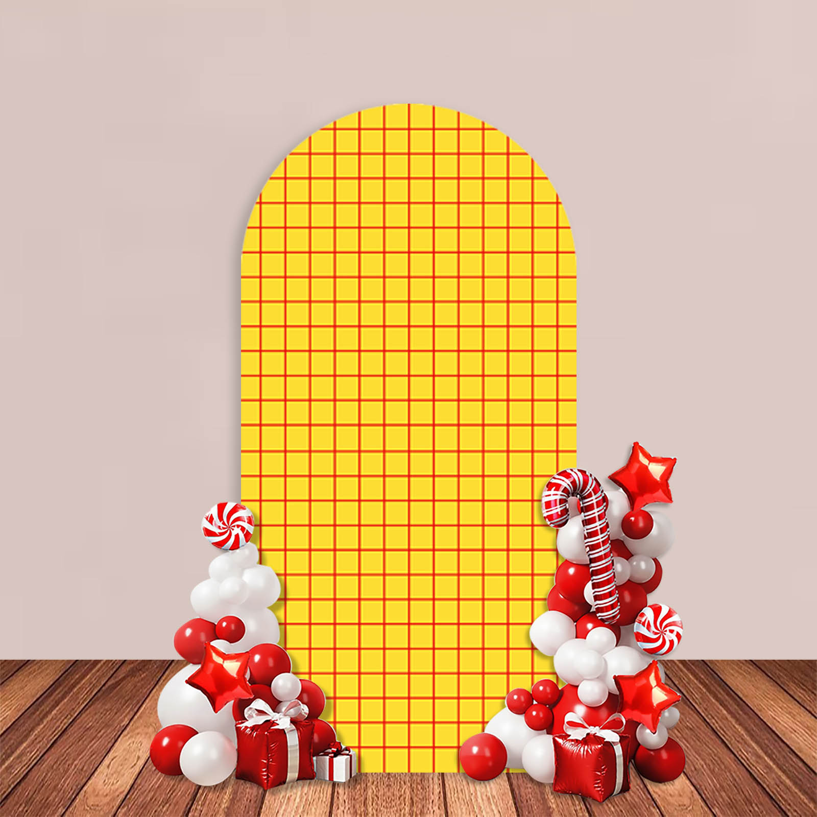 Happy Birthday Arch Backdrop C – Photography Yellow recenzja i cena
